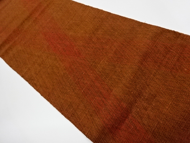 JAPANESE KIMONO / VINTAGE NAGOYA OBI / WOVEN ABSTRACT PATTERN
